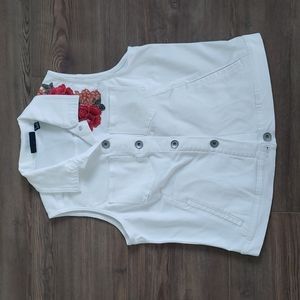 Susan Graver Sleeveless Jean Shirt